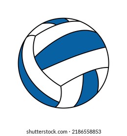 volleyball isolated on white background