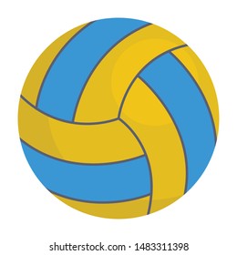 Volleyball isometric icon vector design