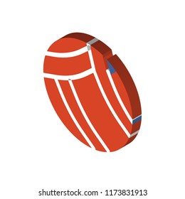 Volleyball isometric left top view 3D icon