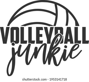 Junkie de voleibol - Diseño de voleibol