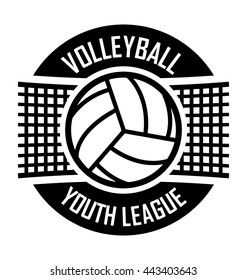 Volleyball League Vector Icon