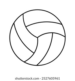 Volleyball line out sports interface icon
