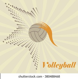 Volleyball Logo Stock Vector (Royalty Free) 380488468 | Shutterstock
