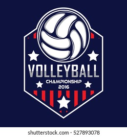 Volleyball Logo, America Logo