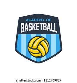 Volleyball logo. American Style.