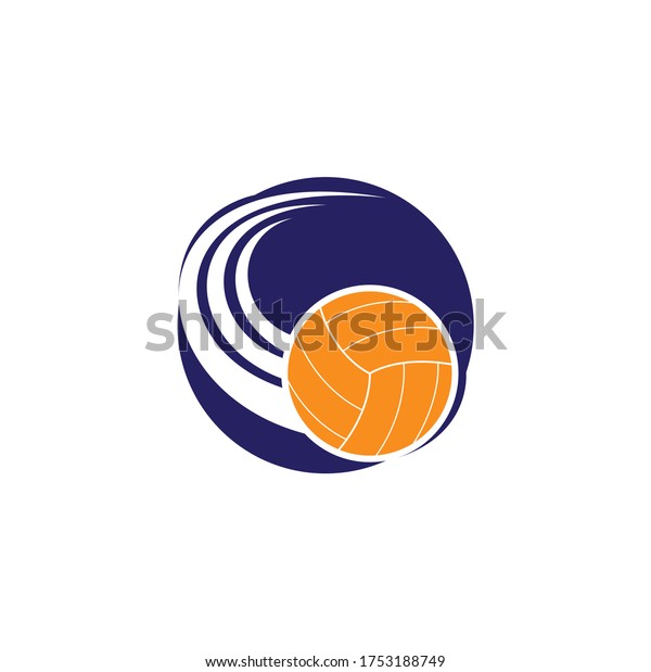 Volleyball Logo Volleyball Ball Logo Design Stock Vector Royalty Free 1753188749