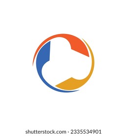 Volleyball logo, emblem, icons, designs templates with volleyball ball on a light background