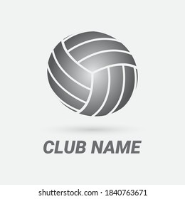 volleyball logo icon. modern vector illustration