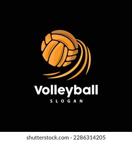 Volleyball Logo, Sport Simple Design, World Sports Tournament Vector, Illustration Symbol Icon