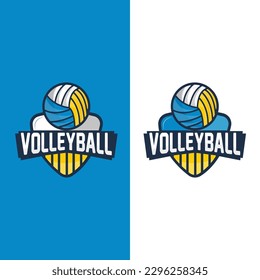 Volleyball Logo, Sport Simple Design, World Sports Tournament Vector, Illustration Symbol Icon