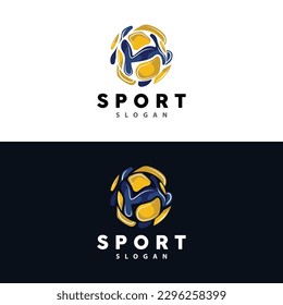 Volleyball Logo, Sport Simple Design, World Sports Tournament Vector, Illustration Symbol Icon