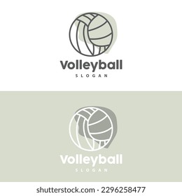 Volleyball Logo, Sport Simple Design, World Sports Tournament Vector, Illustration Symbol Icon