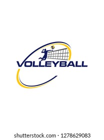 Volleyball Logo Template