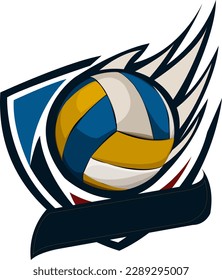 volleyball logos clip art