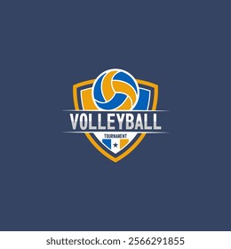 Volleyball Logo Vector Art  Icons  and Graphics logo