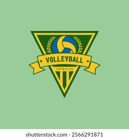 Volleyball Logo Vector Art  Icons  and Graphics logo