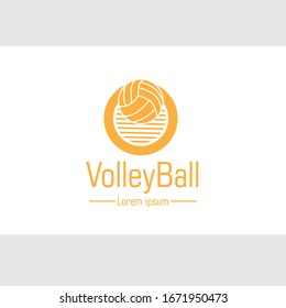 volleyball logo for your team, company, match and business needs