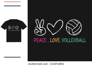 Diseño de camisetas para amantes del voleibol