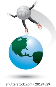 volleyball man around the world