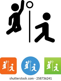 Volleyball match icon