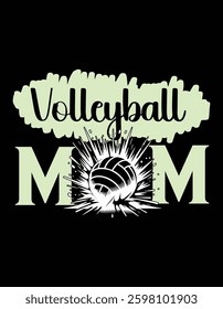 Volleyball Mom Life Volleyball Game Day