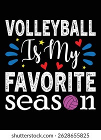 Volleyball É O Meu Arquivo De Impressão De Temporada Favorito