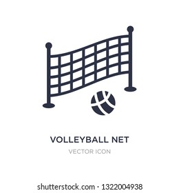 volleyball net icon on white background. Simple element illustration from Activity and hobbies concept. volleyball net sign icon symbol design.