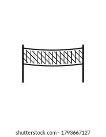 icono de red de voleibol,mejor icono plano vector.