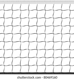 Volleyball Net. Seamless Vector.