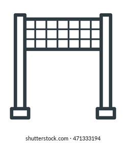 Volleyball Net Vector Icon