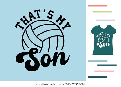 Diseño de camiseta de voleibol para padres