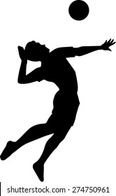 Volleyball Player jump