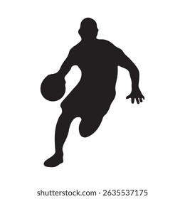 Volleyball Player Silhouette - Volleyball Player Vector Logo