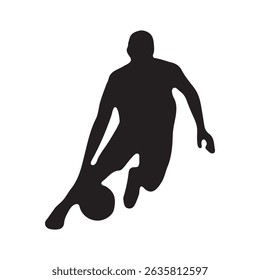 Volleyball Player Silhouette - Volleyball Player Vector Logo