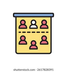 Volleyball Position Icon Vector Illustration