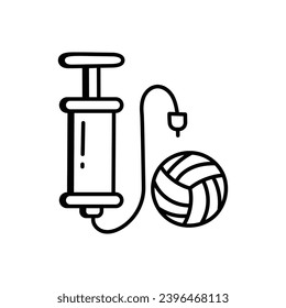 Ilustración del vector de vectores de ícono de voleibol