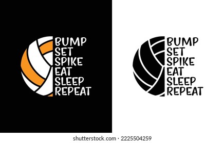 Volleyball Quote T shirt design, typography