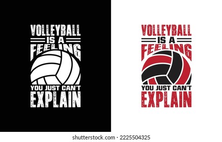 Volleyball Quote T shirt design, typography