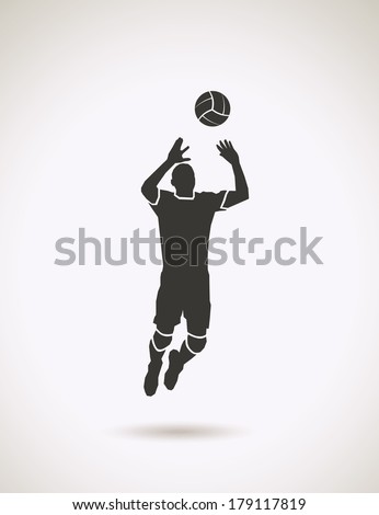Volleyball Setter Vector Illustration Stock Vector (Royalty Free ...
