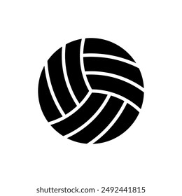 VOLLEYBALL SILHOUETTE  DESIGN,MINIMALIST AND SIMPLE LOGO,VECTOR ILLUSTRATION