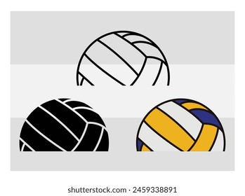 Volleyball, Volleyball Silhouette, Fire Volleyball With Net, Heart, Silhouette, Monogram clipart