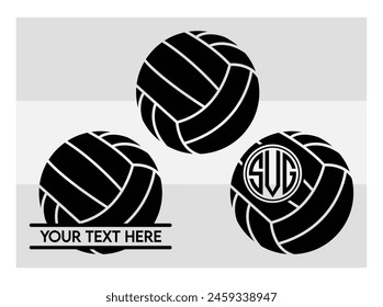 Volleyball, Volleyball Silhouette, Fire Volleyball With Net, Heart, Silhouette, Monogram clipart