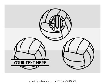 Volleyball, Volleyball Silhouette, Fire Volleyball With Net, Heart, Silhouette, Monogram clipart