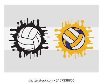 Volleyball, Volleyball Silhouette, Feuer Volleyball mit Netz, Herz, Silhouette, Monogramm Clipart