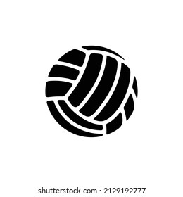 Volleyball Simple Flat Icon Vector Illustration Stock Vector (Royalty ...