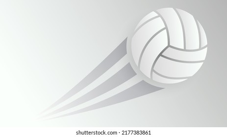 Volleyball speed icon symbol vector, Line drawing of a volleyball ball , isolated on gray background, illustration Vector EPS 10 ,Volleyball Championship Logo