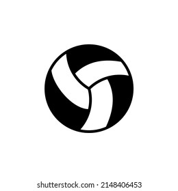 Volleyball, Sport, Ball, Game Solid Line Icon Vector Illustration Logo Template. Suitable For Many Purposes.