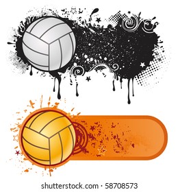 volleyball sport design element