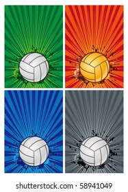 volleyball sport design element,abstract background