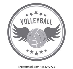 volleyball sport design, vector illustration eps10 graphic 